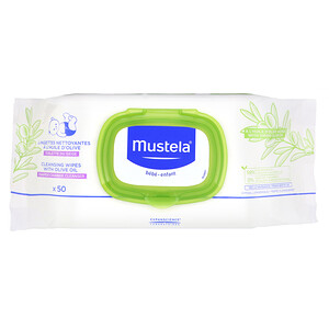 Отзывы о Mustela, Baby, Cleansing Wipes with Olive Oil, 50 Wipes