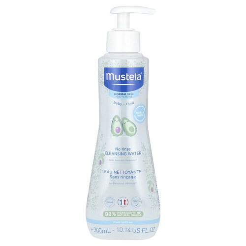Mustela, Baby, Reinigungswasser ohne Ausspülen, 300 ml (10,14 fl. oz.)