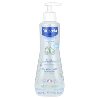 Mustela, Bebé, Agua de limpieza sin enjuague, 300 ml (10,14 oz. Líq.)