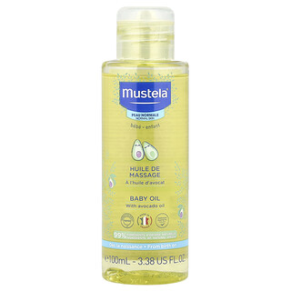Mustela, Aceite para bebés con aceite de aguacate, 100 ml (3,38 oz. líq.)
