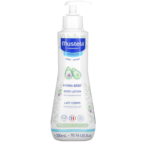 Mustela‏, Baby, Hydra Baby Body Lotion with Avocado, For Normal Skin, 10.14 fl oz (300 ml)
