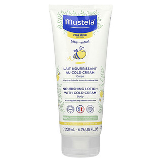 Mustela, Nourishing Body Lotion with Cold Cream, Dry Skin, 6.76 fl oz (200 ml)