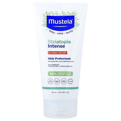 Mustela, Stelatopia Intense, Ekzemlinderung, Hautschutz, ohne Duftstoffe, 150 ml (5,07 fl. oz.)