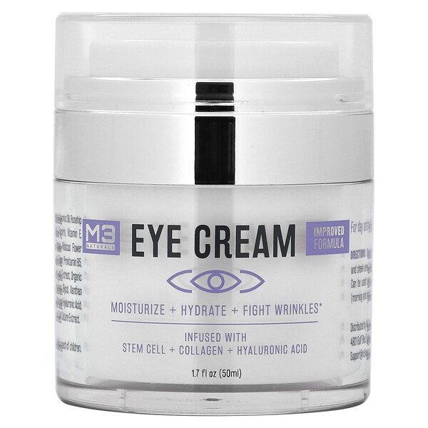M3 Naturals‏, קרם עיניים, 50 מ"ל (1.7 אונקיות נוזל)