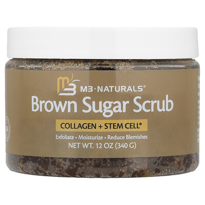 M3, Exfoliante de azúcar moreno, 340 g (12 oz)