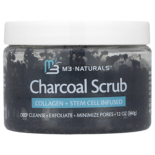 M3 Naturals, скраб с древесным углем, 340 г (12 унций)