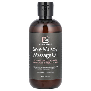 M3, Ulei pentru masaj muscular, portocală dulce și vanilie, 8 fl oz (240 ml)