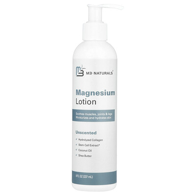 Product Image for M3, Magnesium Lotion, Unscented, 8 fl oz (237 ml)
