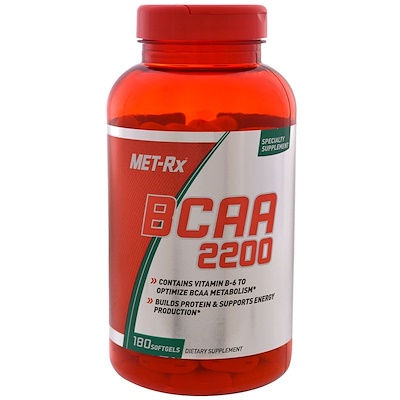

BCAA 2200, 180 мягких таблеток