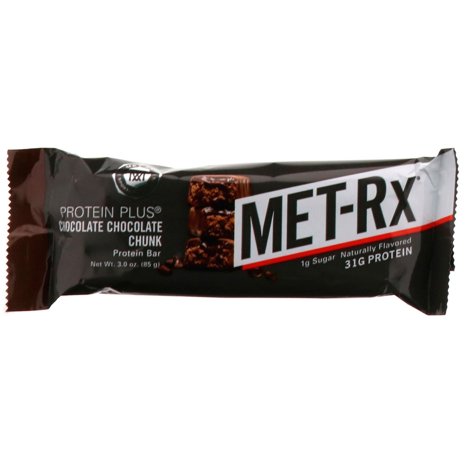 MET-Rx, PROTEIN PLUS Bar, Chocolate Chocolate Chunk, 9 Bars, 3.0 oz (85 g) Each - iHerb