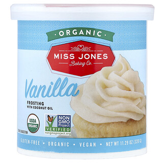 Miss Jones Baking Co, Organic Frosting, Vanilla, 11.29 oz (320 g)