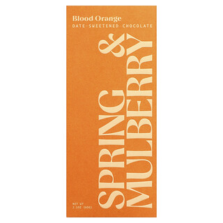 Spring & Mulberry, Čokoláda slazená datlem, krvavý pomeranč, 60 g