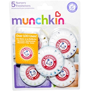 Munchkin, Arm & Hammer, детские освежители воздуха, с запахом лаванды, 5 освежителей