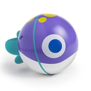 Купить Munchkin, SpinBall, электронная плавающая игрушечная рыбка, с 9 месяцев, 1 игрушка  на IHerb