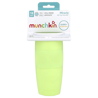 Munchkin, Miracle® 360° Cup, 18 Months+, Light Green, 14 oz (414 ml)