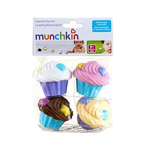 Munchkin, Cupcake Squirts - 4pk