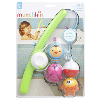 Munchkin, Fishin'™, Mainan Mandi Magnetik, 24 Bulan ke Atas, 1 Hitungan