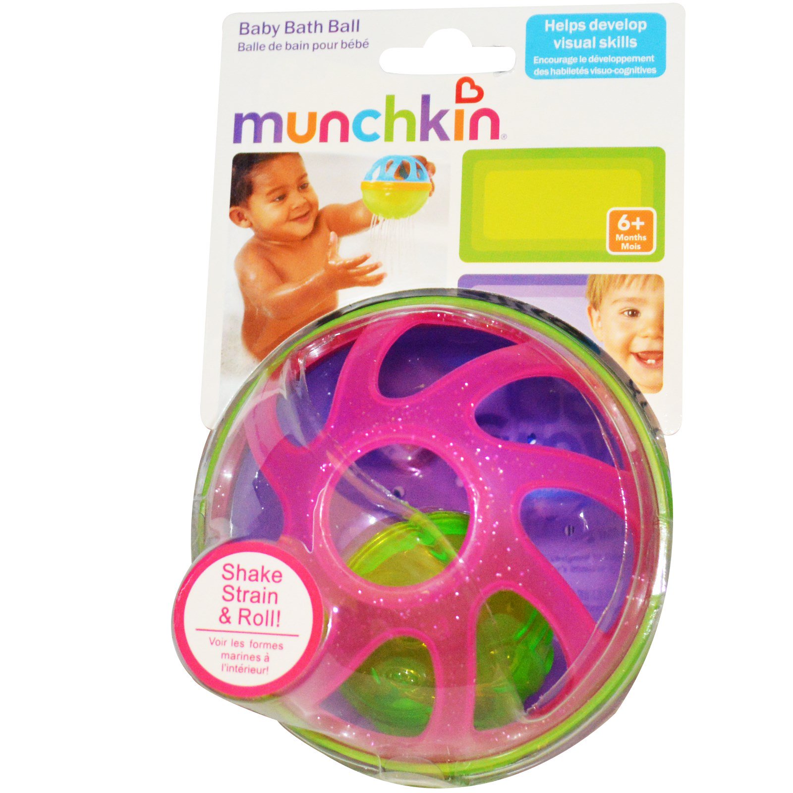 Munchkin, Baby Bath Ball, 2 + Years