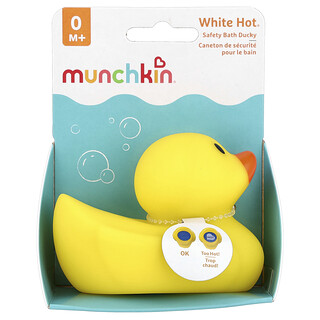 Munchkin, White Hot®, bezpečná kačenka do koupele, 0 měsíců+, 1 ks