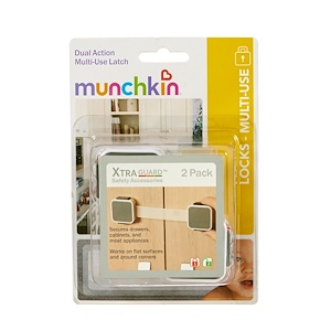 Купить Munchkin, Safety, XtraGuard, Dual Locking Multi-Use Latch — 2pk  на IHerb