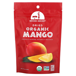 Mavuno Harvest, Bio szárított mangó, 2 uncia (56 g)