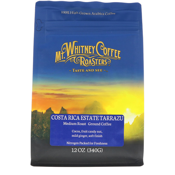 Mt. Whitney Coffee Roasters, Costa Rica Estate Tarrazu, Medium Roast