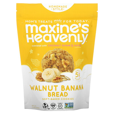 Maxine's Heavenly мягкое печенье со вкусом бананового хлеба с грецкими орехами 204 г (7 2 унции)