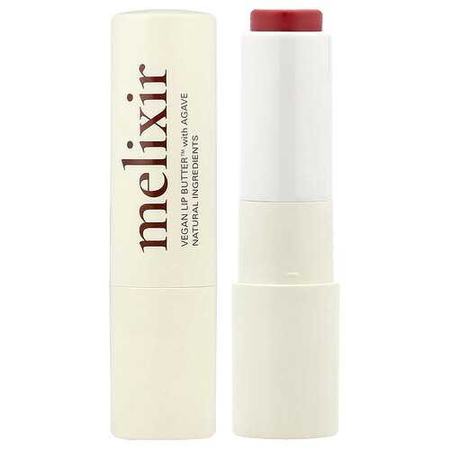 Melixir, Vegan Lip Butter™ with Agave, vegane Lippenbutter mit Agave, 02 Nude Crumble, 3,9 g (0,13 oz.)
