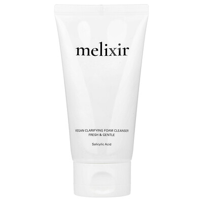 Melixir, Vegan Clarifying Foam Cleanser, 3.38 fl oz (100 ml)
