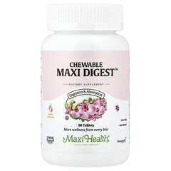 Chewable Maxi Digest™, натуральний фруктовий смак, 90 таблеток