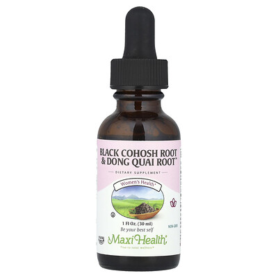 Product Image for Maxi Health, Women's Health, Black Cohosh Root & Dong Quai Root , 1 fl oz (30 ml)