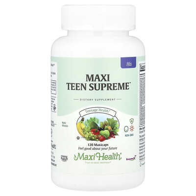 Product Image for Maxi Health, Maxi Teen Supreme , His, 120 Maxicaps