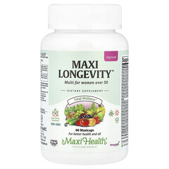 Maxi Longevity™, мультивітаміни для жінок старше 50 років, 60 капсул