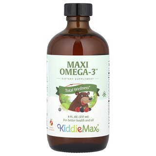 Maxi Health, KiddieMax® Omega-3™, Explosion fruitée naturelle, 237 ml