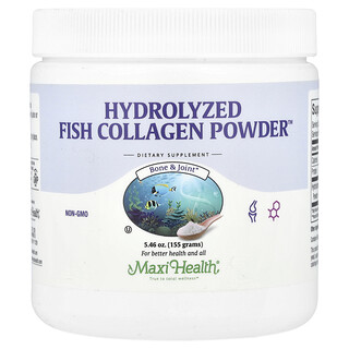 Maxi Health, Hydrolyzed Fish Collagen Powder™, 5.46 oz (155 g)