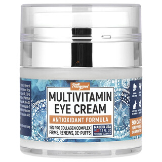 MaryAnn Organics, Multivitamin Göz Kremi, Antioksidan Formül, 1,7 fl oz (50 ml)