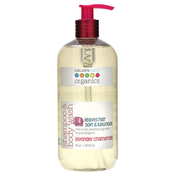 Shampoo & Body Wash, Lavender Chamomile, 16 oz (473.2 ml)