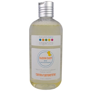 Отзывы о Нэйчерс Бэйби органикс, Bubble Bath, Gentle Moisturizing Bubbles, Tangy Tangerine, 12 oz (354.9 ml)