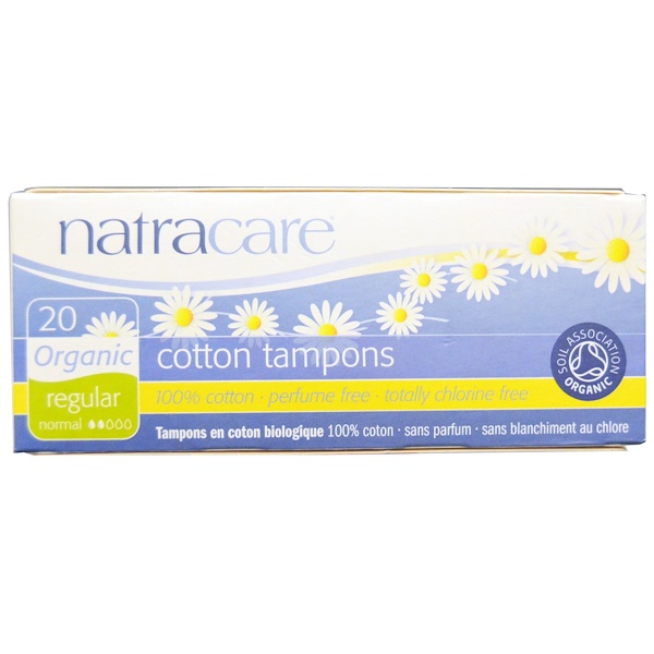 Natracare, Organic Cotton Tampons, Regular, 20 Tampons iHerb