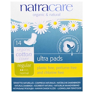 Отзывы о Натракэр, Ultra Pads, Organic Cotton Cover, Regular, Normal, 14 Pads