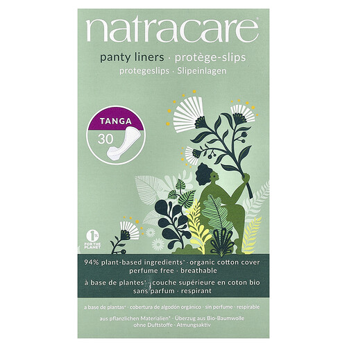 Natracare, Panty Liners, Slipeinlagen mit Bio-Baumwolle, Tanga, 30 Slipeinlagen