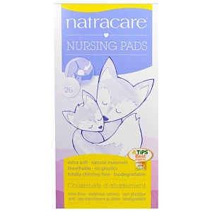Natracare, Прокладки для кормящих мам, 26 штук