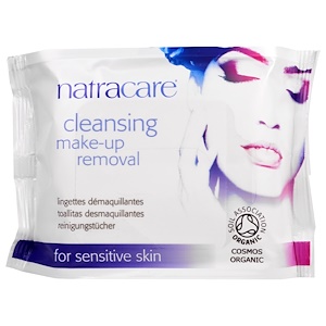 Natracare, Космос Органик, Очищающие салфетки для удаления макияжа, 20 салфеток