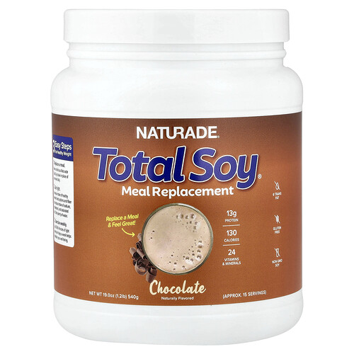Naturade Total Soy®, Meal Replacement, Chocolate, 1.2 lb (540 g)