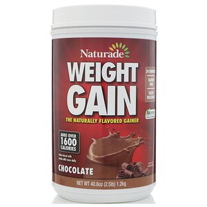 Naturade, Weight Gain, Chocolate, 40.6 oz (1.2 kg)