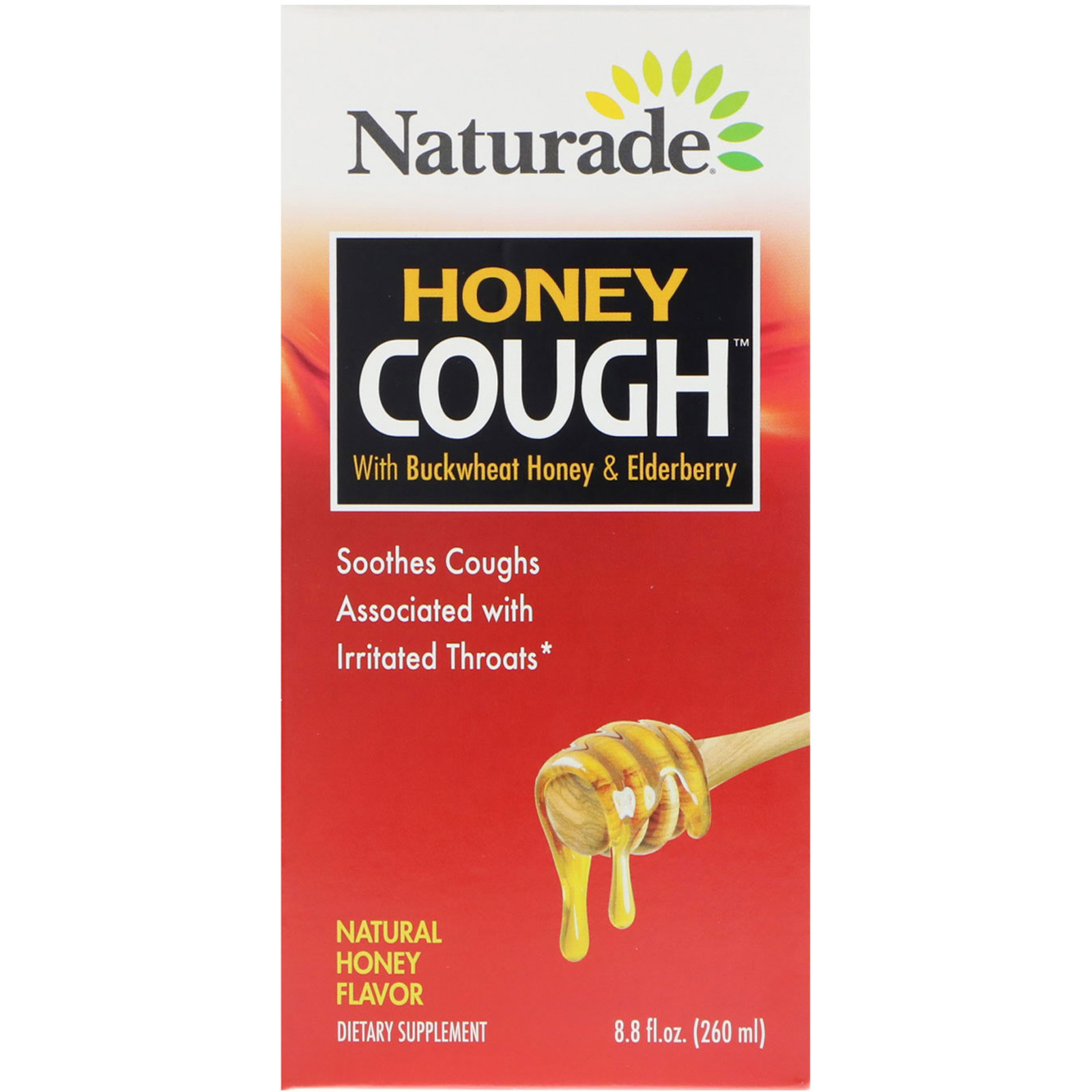 Naturade, Honey Cough with Buckwheat Honey & Elderberry, Natural Honey