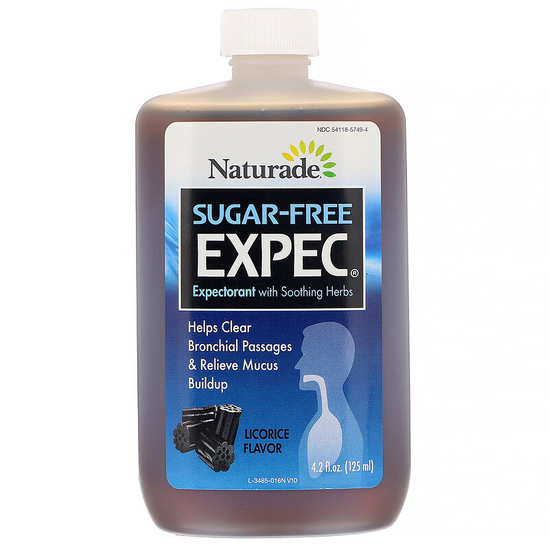 Naturade, Sugar Free EXPEC, Herbal Expectorant, Licorice Flavor, 4.2 fl