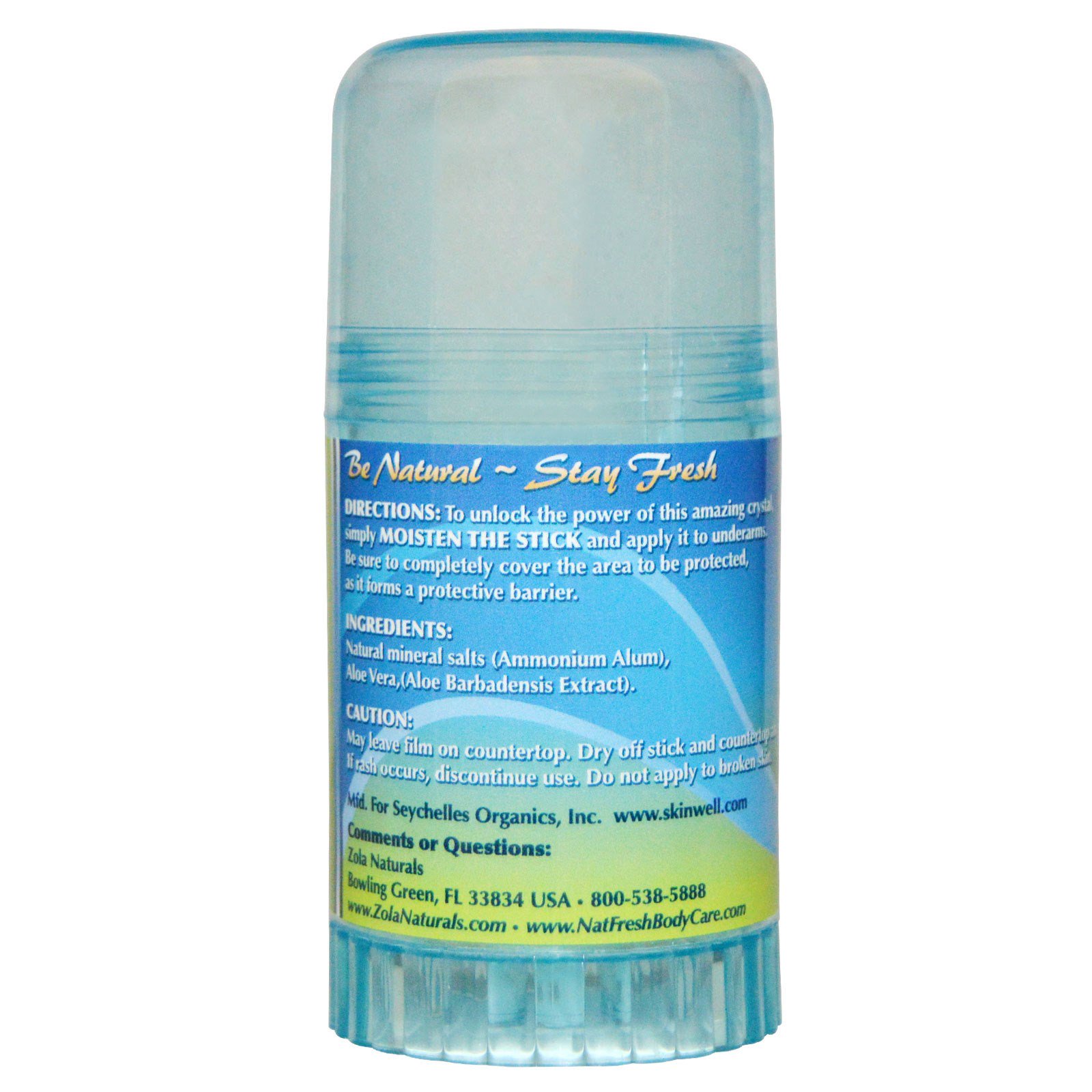 Naturally Fresh, Naturally Fresh, Deodorant Crystal, Fragrance Free, 4.