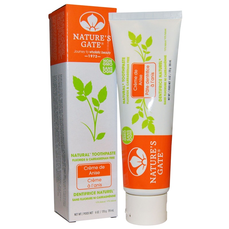 Nature's Gate, Natural Toothpaste, Flouride and Carrageenan Free, Crème