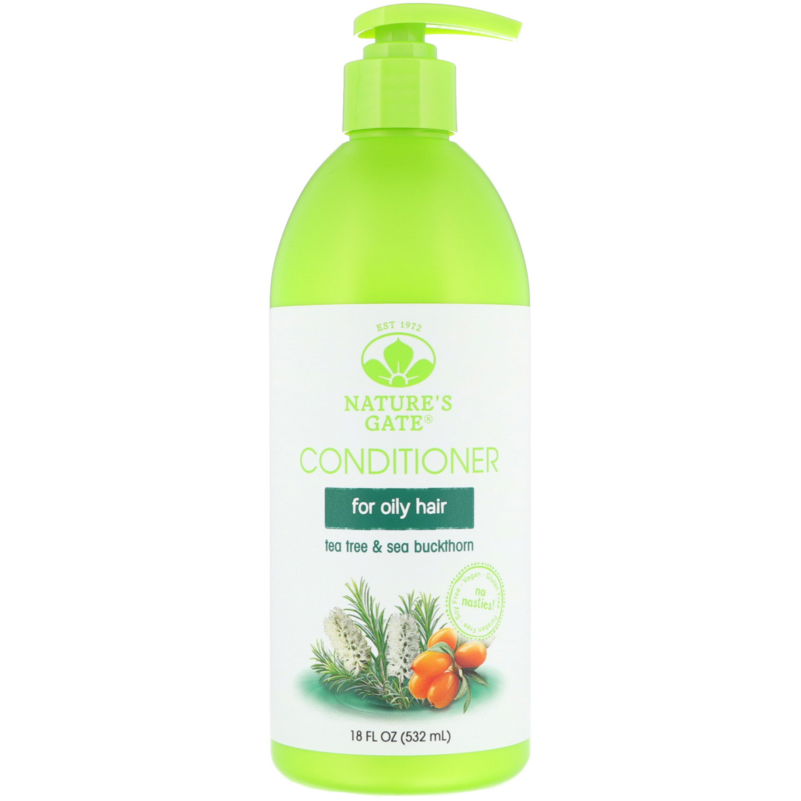 Nature S Gate Tea Tree Sea Buckthorn Conditioner For Oily Hair